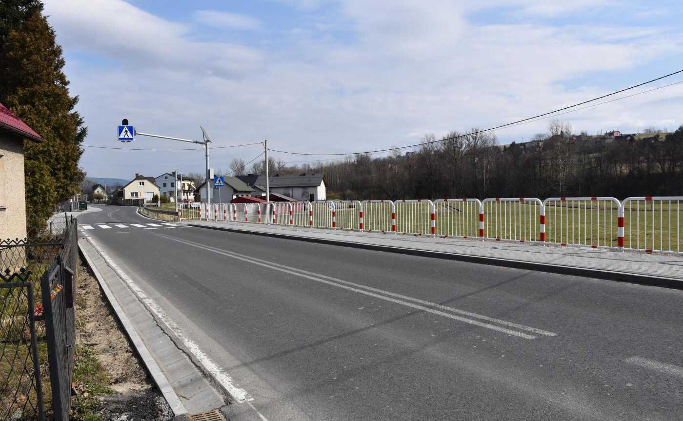 zakończono przebudowę drogi w Gilowicach