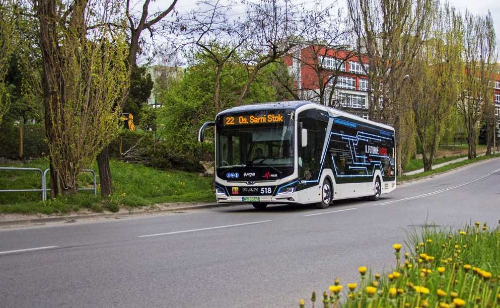 nowy autobus w bielsku