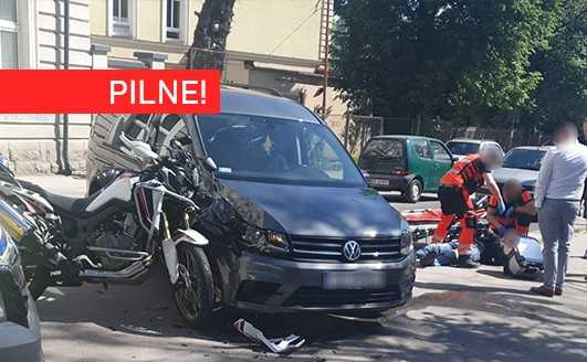 Bielsko-Biała: Kolejny wypadek z udziałem motocykla.