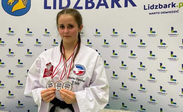Marta Grysztar wraca z kolejnymi medalami z mistrzostw w taekwondo !