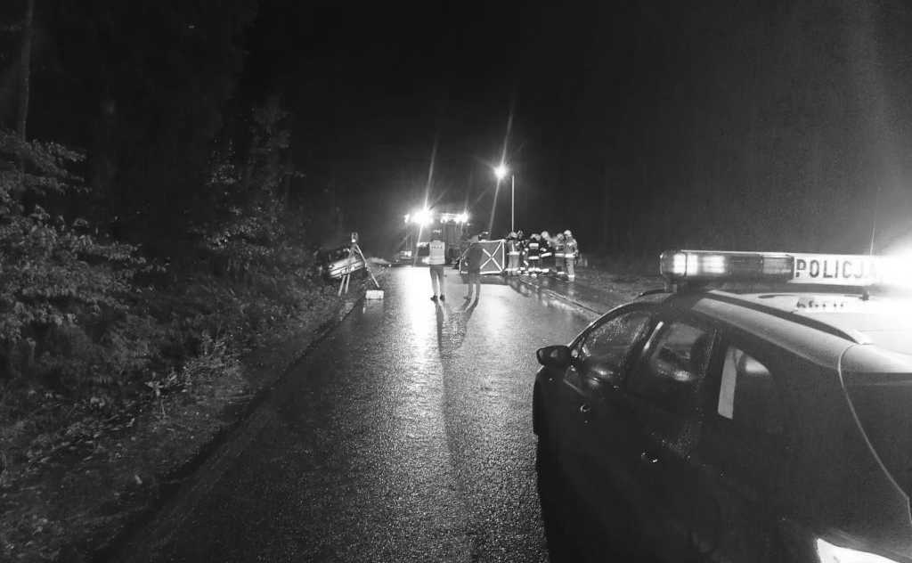 Dramatyczny wypadek w Gminie Istebna, kierowca poniósł śmierć na miejscu