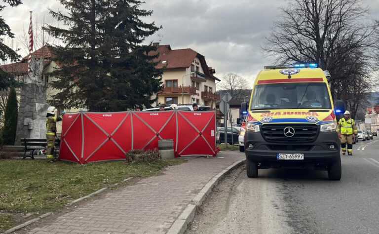 Tragiczny incydent w Milówce: Nagła śmierć mężczyzny na ulicy