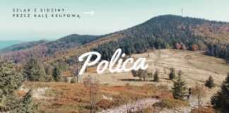 Czarny szlak na Policę z Sidziny przez Halę Krupową Czarny szlak z Sidziny na Police przez Halę Krupową