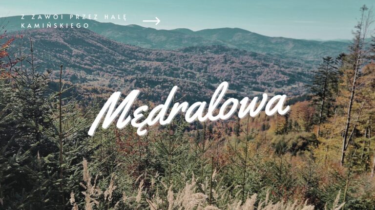 Szlak na Mędralową z Zawoi przez Halę Kamińskiego