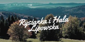 Najkrótszy szlak na Halę Rysiankę i Halę Lipowską ze Złatnej Najkrótszy Szlak na Rysiankę i Hale Lipowską ze Złatnej