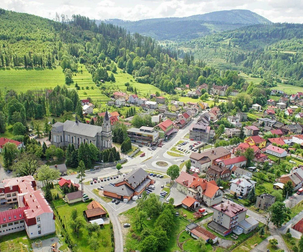 Górski krajobraz gminy Rajcza