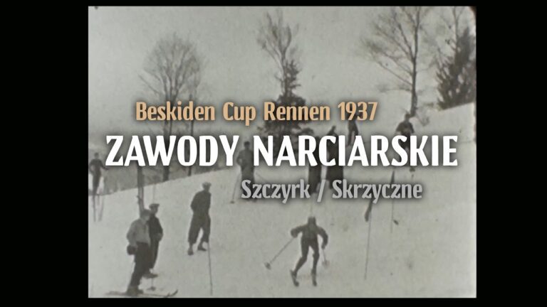 Archiwalny film ze Szczyrku: 5. Beskiden Cup Rennen na Skrzycznem (luty 1937) i kulisy wielkich zawodów