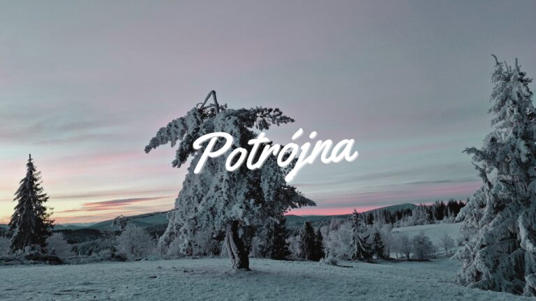 Szlak na Potrójną z Koconia przez Łamaną Skałę