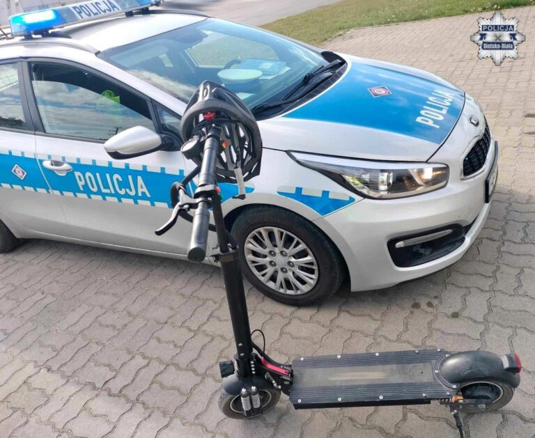 10-latek upadł z hulajnogi i uderzył głową o jezdnię. Groźny wypadek w powiecie bielskim