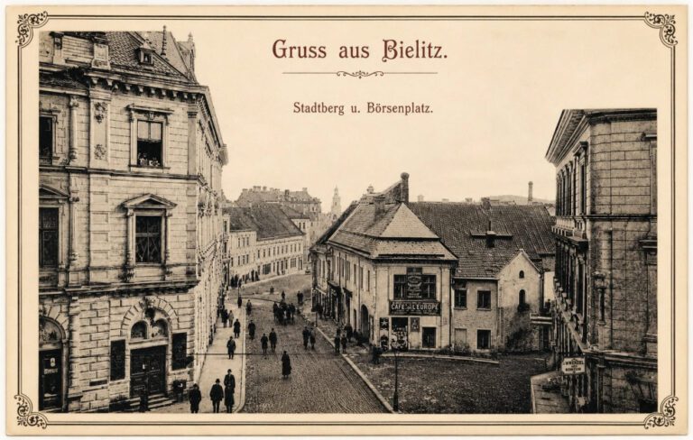 Historyczny spacer po Bielsku-Białej. Uczestnicy poznają dzieje Café de l’Europe i dawnych kawiarni