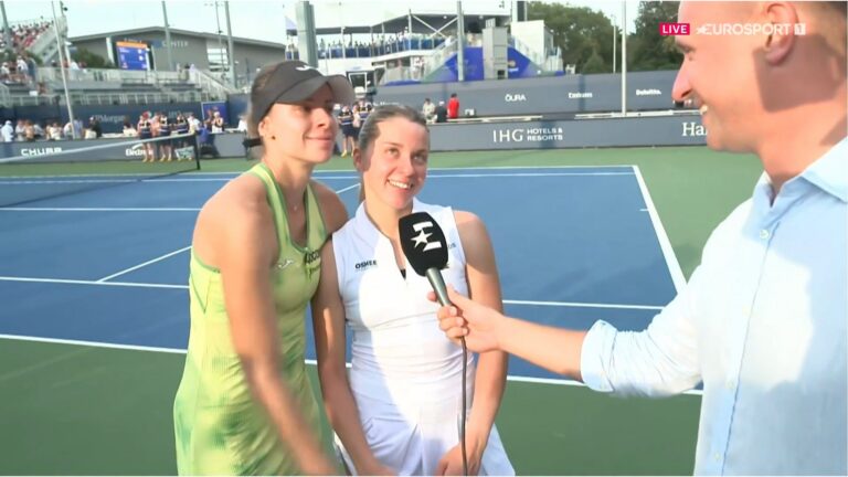 Uśmiech wrócił na twarz Mai Chwalińskiej. Wraz z Magdą Linette wyrzuciły z US Open mistrzynie Wimbledonu