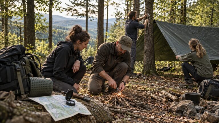 Survival, bushcraft i nocleg w lesie. Dwudniowe warsztaty w Bielsku-Białej