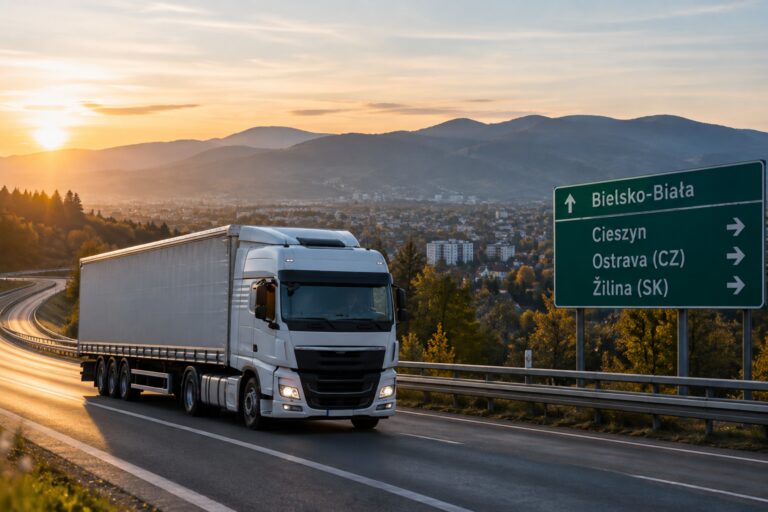 Transport drogowy z Bielska-Białej – atuty lokalizacji dla biznesu